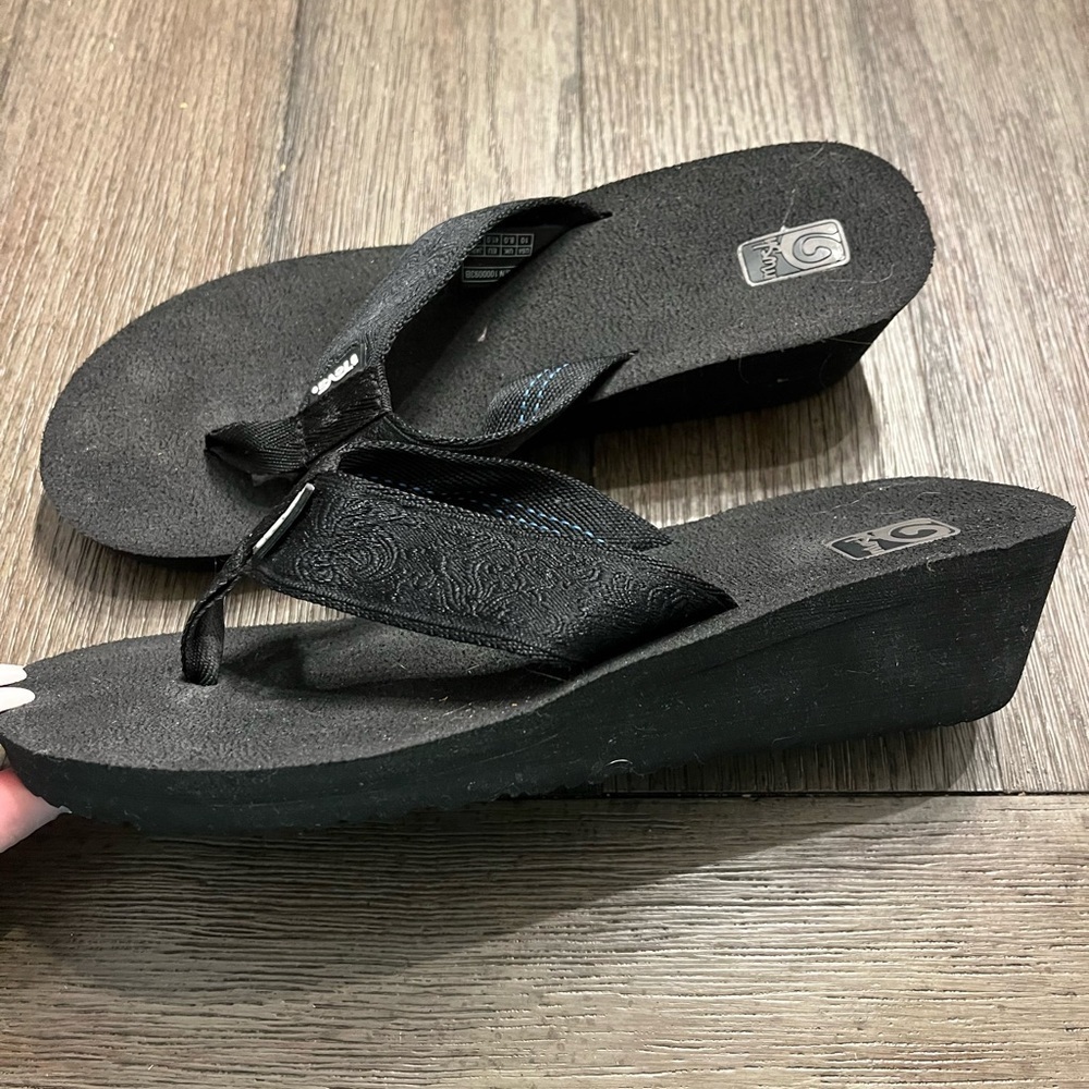 Teva wedge flip flops
